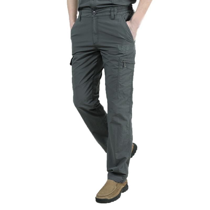 SAGACE fashion Men's outdoor quick-drying breathable sports trousers solid color loose multi-function straight trousers male, Black
SAGACE fashion Men's outdoor quick-drying breathable sports trousers solid color loose multi-function straight trousers male, Black