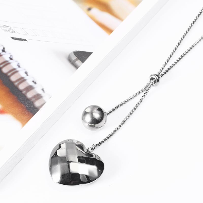 OUFEI Stainless Steel Jewelry Woman 2020 Steel ball Heart Necklace Jewelry Accessories Bohemian Long Necklace Mass Effect
OUFEI Stainless Steel Jewelry Woman 2020 Steel ball Heart Necklace Jewelry Accessories Bohemian Long Necklace Mass Effect