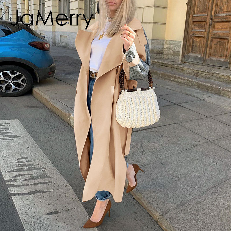 JaMerry Causal light tan autumn winter trench windbreaker Split joint elegant long sleeve coat Plaid long women coat with belt, Camel
JaMerry Causal light tan autumn winter trench windbreaker Split joint elegant long sleeve coat Plaid long women coat with belt, Camel