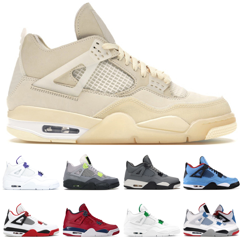 Hotsale trainers mens basketball shoes 4s Sail 95 Neon COURT PURPLE White cement Pure money What The New bred sports sneakers size 7-13, 25 wings
Hotsale trainers mens basketball shoes 4s Sail 95 Neon COURT PURPLE White cement Pure money What The New bred sports sneakers size 7-13, 25 wings