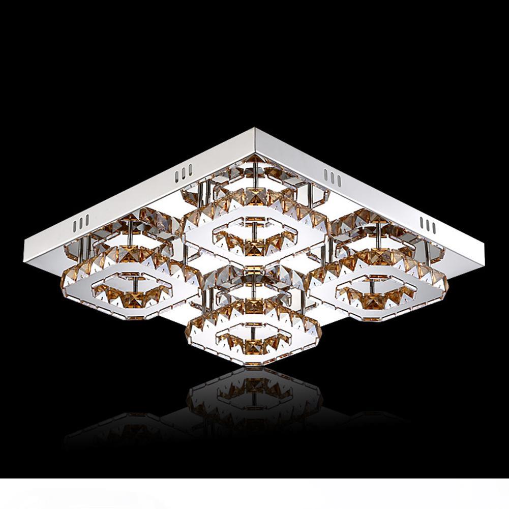 Crystal Square Ceiling Lamp Modern LED Ceiling Lights Fixture USA Warehouse Delivery 48W Crystal Square Hanging Lamp Bright Crystal Lamp
Crystal Square Ceiling Lamp Modern LED Ceiling Lights Fixture USA Warehouse Delivery 48W Crystal Square Hanging Lamp Bright Crystal Lamp