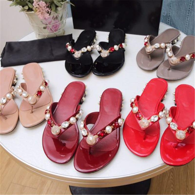 Women's Fashion Genuine Leather House Slippers New Summer Outside String Bead Flip Flops Casual Shoes For Women Slippers Flat
Women's Fashion Genuine Leather House Slippers New Summer Outside String Bead Flip Flops Casual Shoes For Women Slippers Flat