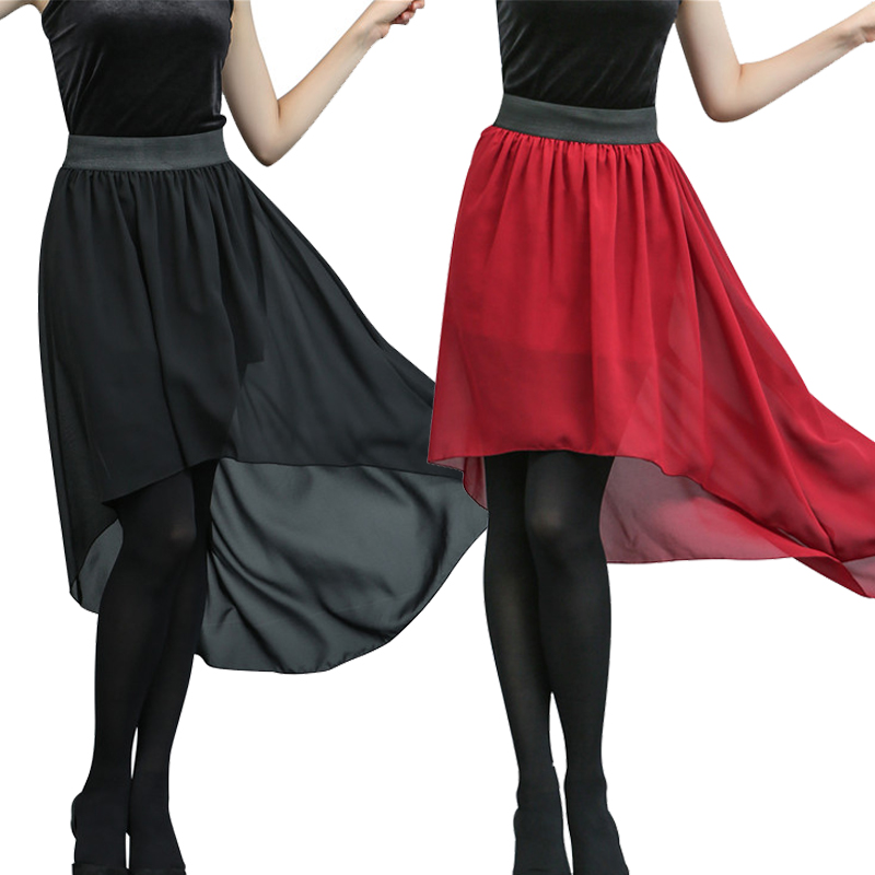 Bohemian Style Dip Hem Long Chiffon Skirts Elastic Waist High Low Long Pleated Asymmetric Solid Color Chiffon Skirts 4 Colors, Green
Bohemian Style Dip Hem Long Chiffon Skirts Elastic Waist High Low Long Pleated Asymmetric Solid Color Chiffon Skirts 4 Colors, Green