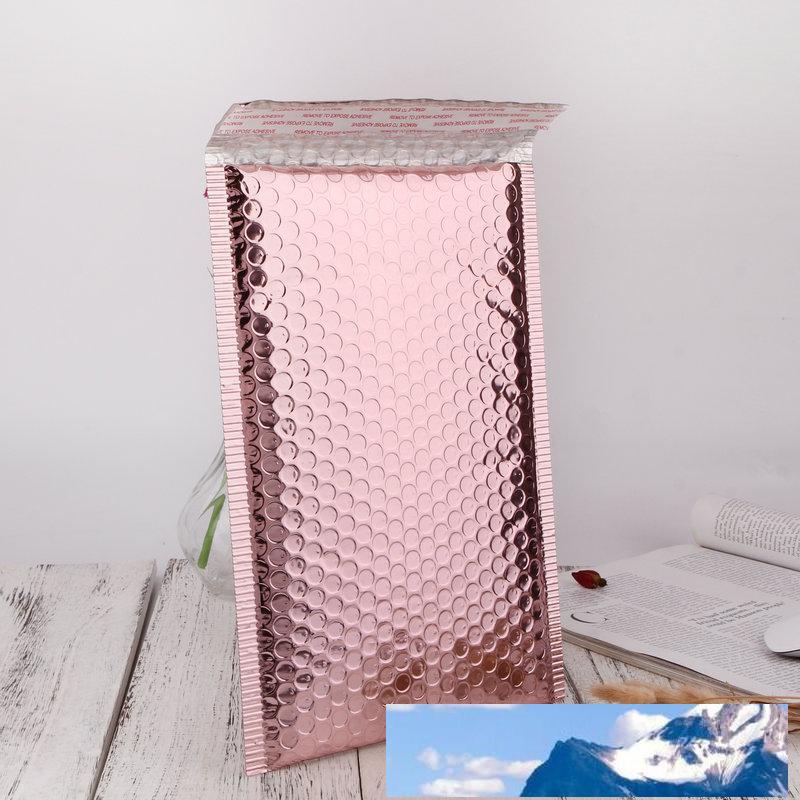 Rose Gold Bubble Envelope Package Bag Rose Gold Foil Shockproof Bubble Mailer Gift Packaging Wedding Favor Bag Multisize