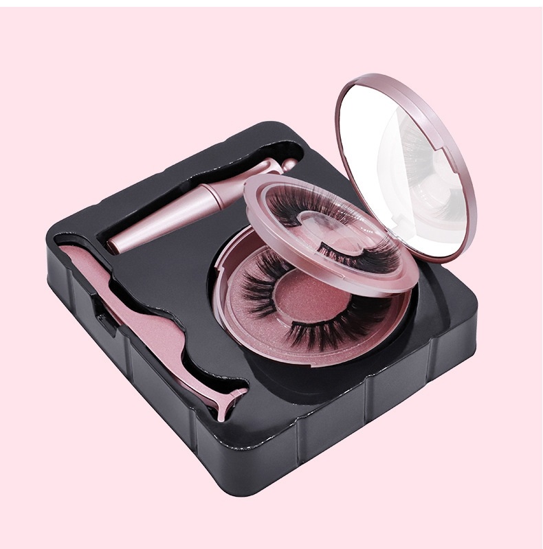 Magnetic Eyeliner 2 pairs of eyelashes containing tweezers five magnets false eyelashes +eyeliner makeup set
Magnetic Eyeliner 2 pairs of eyelashes containing tweezers five magnets false eyelashes +eyeliner makeup set