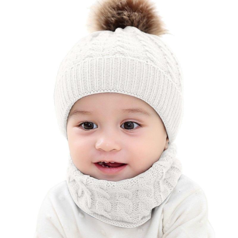 0-3Years Kids Baby Winter Caps Scarf 2Pcs Set Boy Girl Warm Crochet Knitted Beanie Hat Fur Pom Caps Protection Hat Scarf
0-3Years Kids Baby Winter Caps Scarf 2Pcs Set Boy Girl Warm Crochet Knitted Beanie Hat Fur Pom Caps Protection Hat Scarf