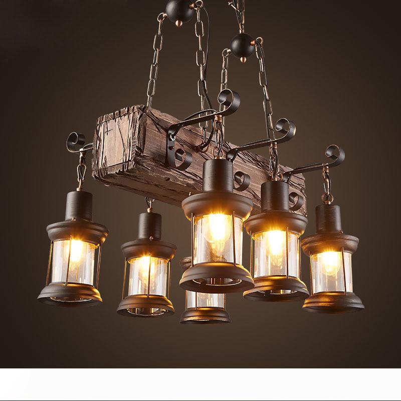 6 Heads Industrial Loft Style Countryside Vintage Wooden Chandelier Lamp Pedant Lights For The Foyer Coffee Room Bar Decorate Pendant Lamp
6 Heads Industrial Loft Style Countryside Vintage Wooden Chandelier Lamp Pedant Lights For The Foyer Coffee Room Bar Decorate Pendant Lamp