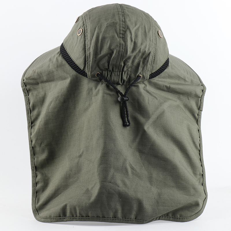CAMOLAD Mens Bucket Hats With Neck Flap Summer Sun Hat For Women Long Wide Brim Fishing Caps Outdoor UV Protection Hiking Hat Y200619