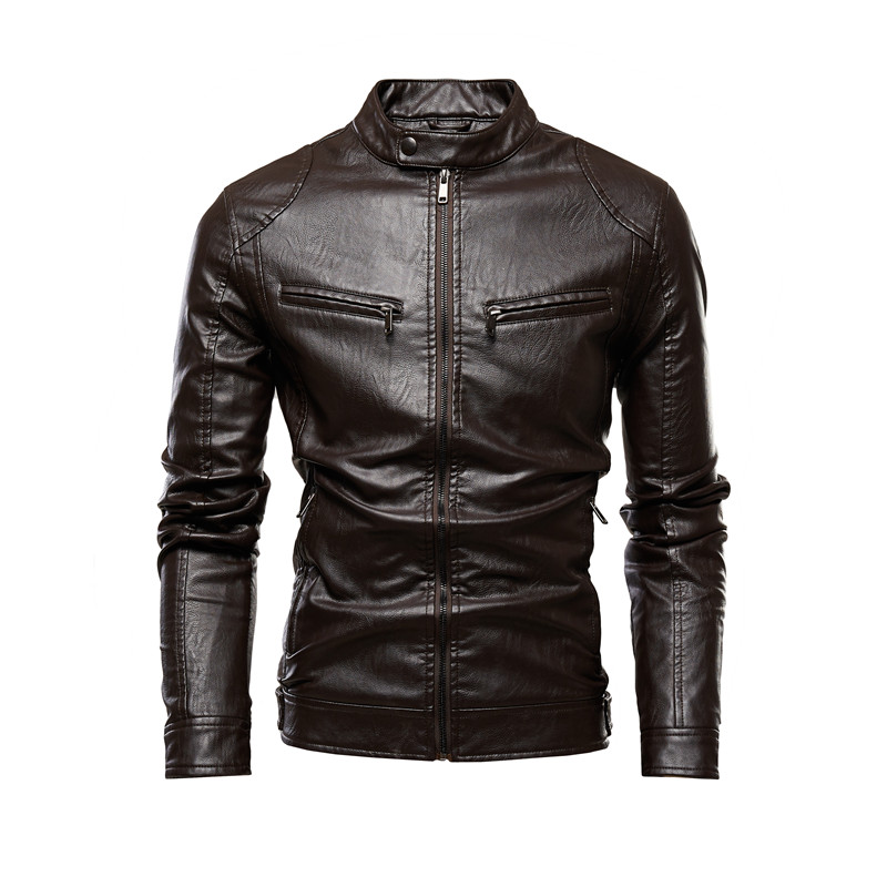 Men Autumn Motorcycle Causal Leather Jacket Coat Mens Outfit Fashion Biker Zipper PU Leather Jackets Man Slim Collar Overcoat
Men Autumn Motorcycle Causal Leather Jacket Coat Mens Outfit Fashion Biker Zipper PU Leather Jackets Man Slim Collar Overcoat