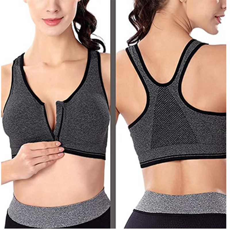 Sports Bra for Women Zip Front Wireless with Removable Pads Yoga Bra for Workout Fitness, Black
Sports Bra for Women Zip Front Wireless with Removable Pads Yoga Bra for Workout Fitness, Black