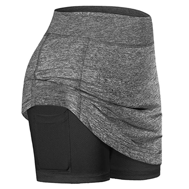 Women' Tennis Skirts Run yoga Inner Shorts Elastic Sports Golf Pockets Shorts Badminton Tennis Sports Uniform Girl Golf Wear, Black
Women' Tennis Skirts Run yoga Inner Shorts Elastic Sports Golf Pockets Shorts Badminton Tennis Sports Uniform Girl Golf Wear, Black