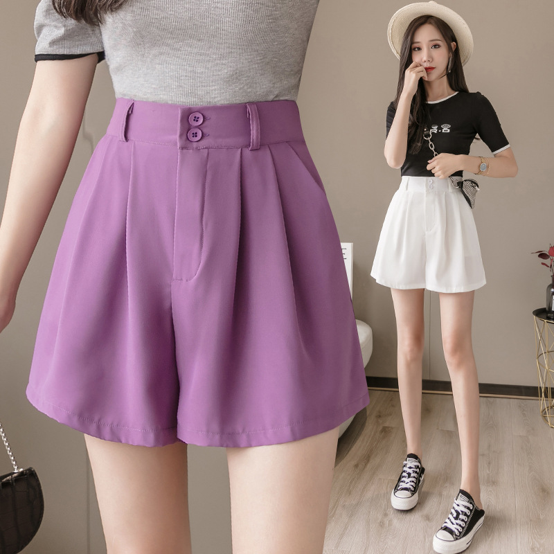 2020 Summer New Korean Women Simple Purple High Waist Shorts Wear Chiffon Casual Loose Wild Wide Leg Shorts Women Free Shipping, Black
2020 Summer New Korean Women Simple Purple High Waist Shorts Wear Chiffon Casual Loose Wild Wide Leg Shorts Women Free Shipping, Black
