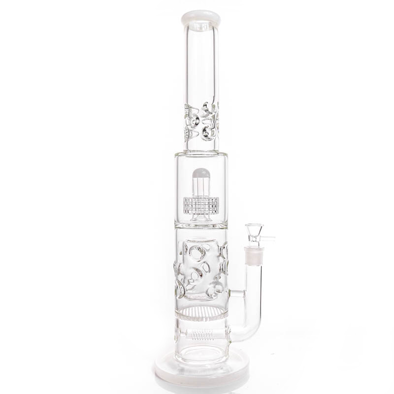 Big bong White Dumbbell 7mm water bongs with 75mm honeycomb perforate and birdcage perc glass bong tall 12 ice catcheres
Big bong White Dumbbell 7mm water bongs with 75mm honeycomb perforate and birdcage perc glass bong tall 12 ice catcheres