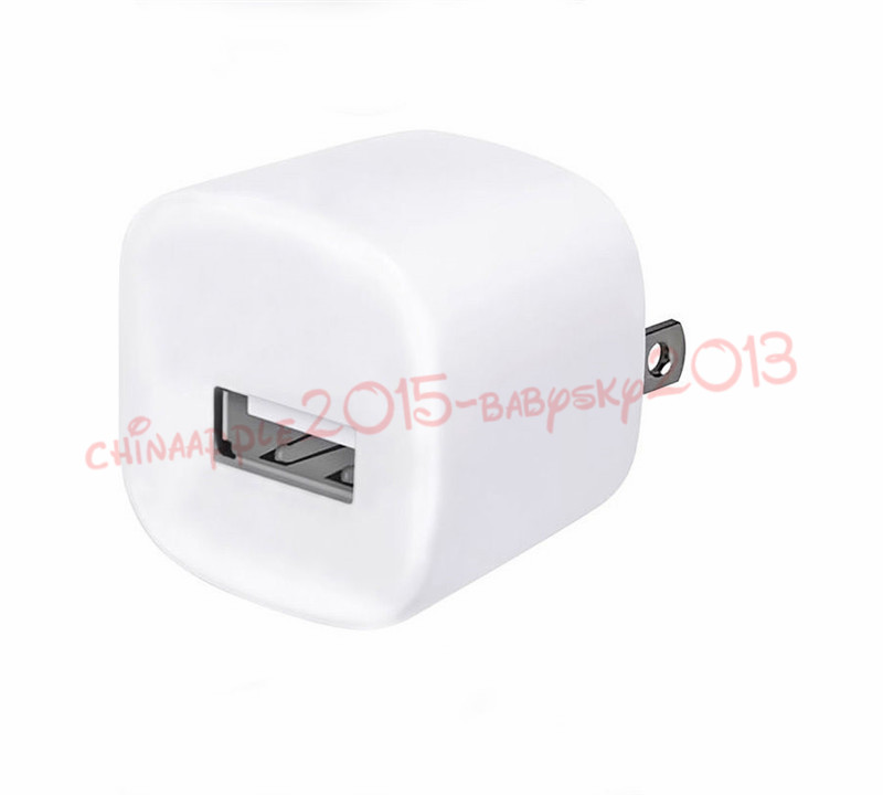 5V 1A US Ac Home Travel Wall charger Power Adapter Plug For iphone 7 8 12 13 14 Samsung Galaxy s6 s7 edge s8 s10 htc android phone mp3
