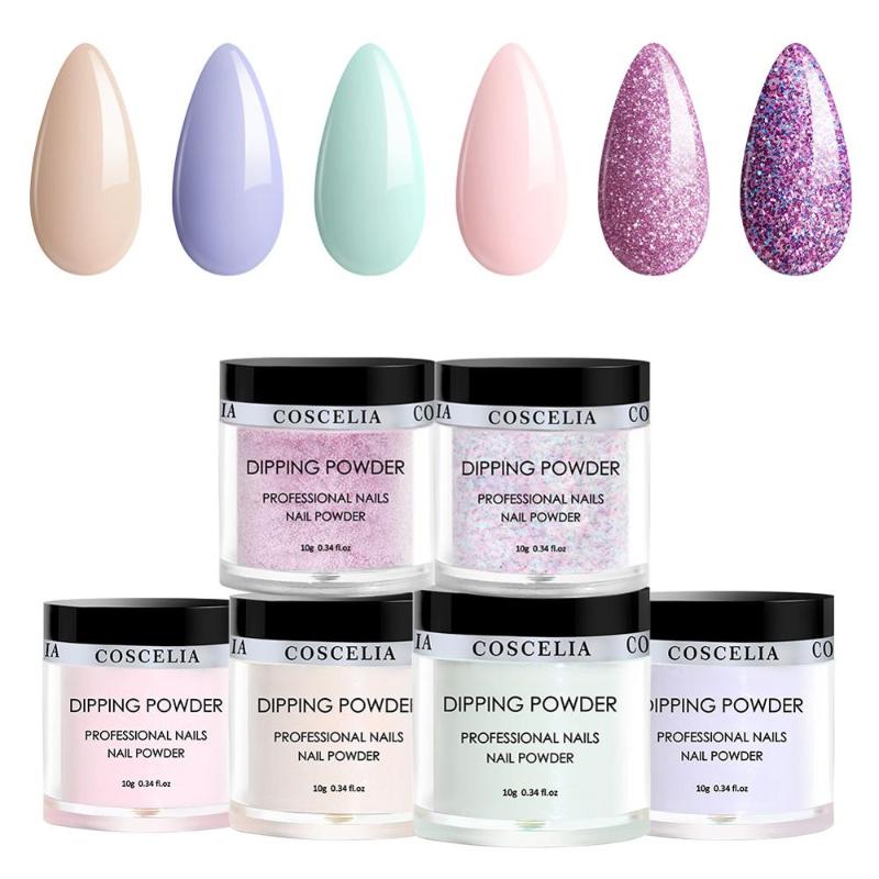 COSCELIA 6/8/12pcs Nail Powder Set Dipping Dip French Glitter No Lamp Cure Dry Chrome Powder For Nail Art Gel Decoration
COSCELIA 6/8/12pcs Nail Powder Set Dipping Dip French Glitter No Lamp Cure Dry Chrome Powder For Nail Art Gel Decoration