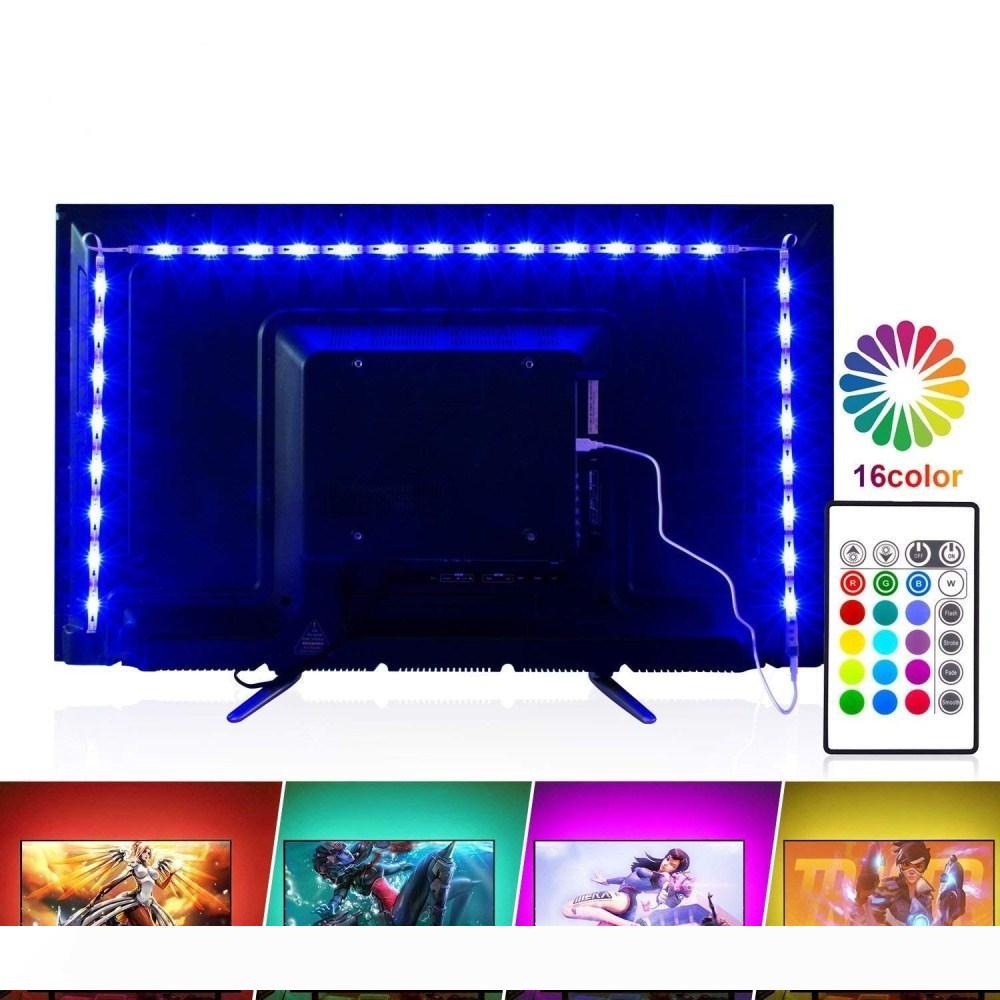 LED TV Backlight 2M 6.56ft RGB Neon Accent LED Lights Strips for 40-60in HDTV Neon Light Bias Lighting with Remote USB LED Strip Lights
LED TV Backlight 2M 6.56ft RGB Neon Accent LED Lights Strips for 40-60in HDTV Neon Light Bias Lighting with Remote USB LED Strip Lights