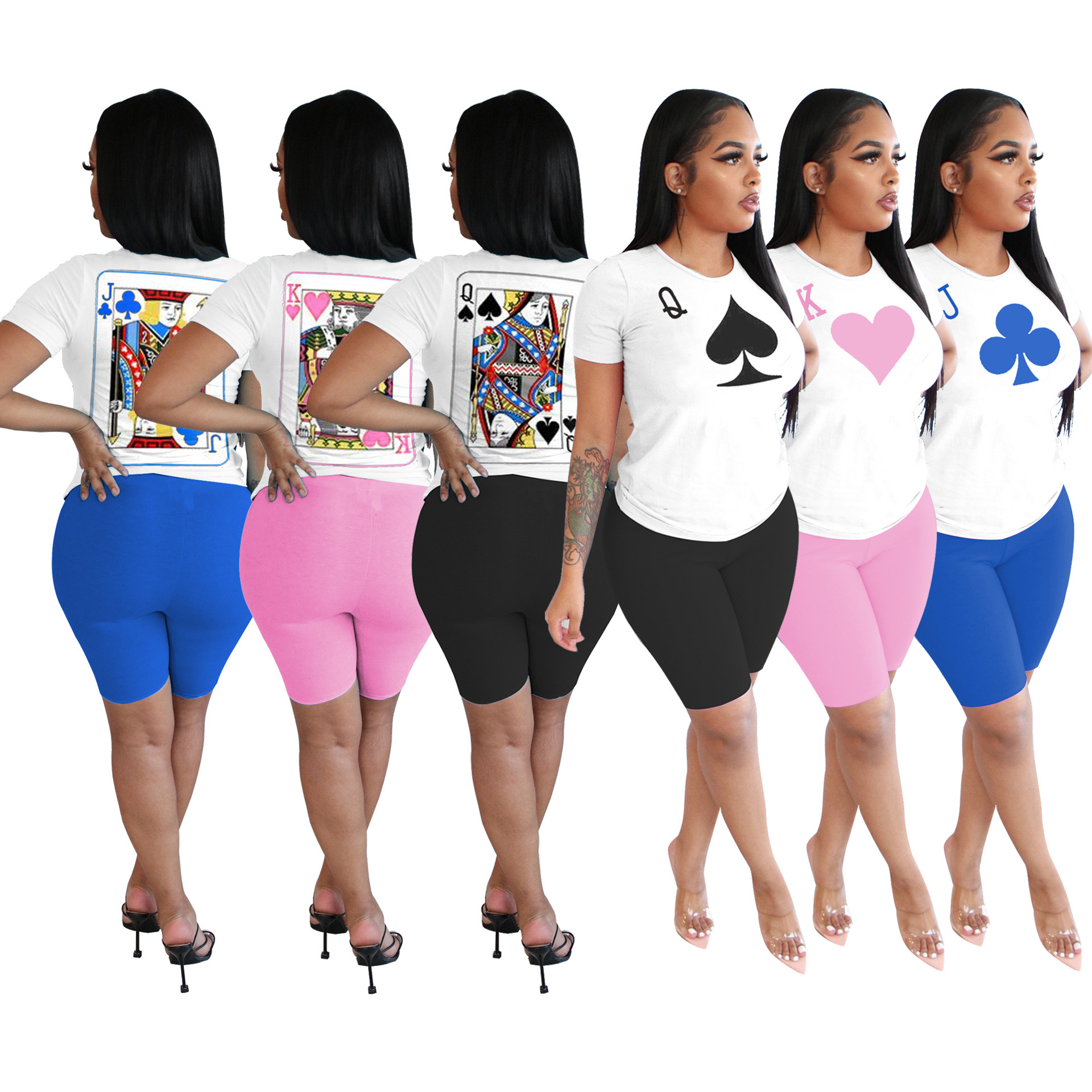 Women Designers Clothes 2021 tracksuits Summer Two Piece Shorts Set Clothing Plus Size Biker DHL, Black
Women Designers Clothes 2021 tracksuits Summer Two Piece Shorts Set Clothing Plus Size Biker DHL, Black