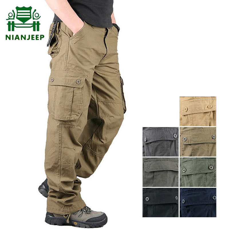 High Quality Men Cargo Pants Army Camouflage Tactical Trousers Multi Pockets Casual Pant hip hop straight pantalones, Dark blue
High Quality Men Cargo Pants Army Camouflage Tactical Trousers Multi Pockets Casual Pant hip hop straight pantalones, Dark blue