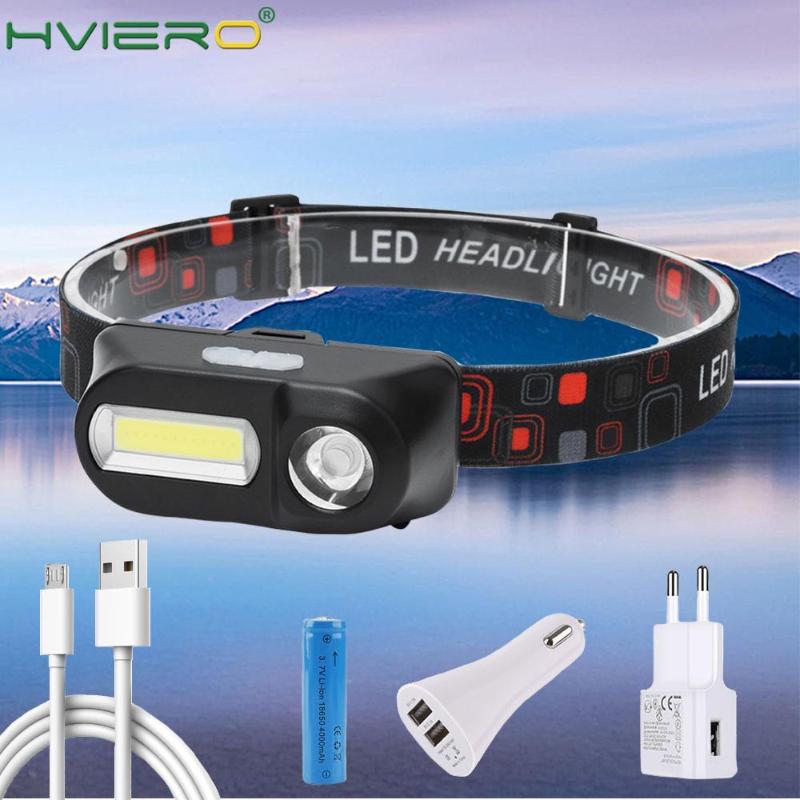 HVIERO XPE COB LED Mini Headlamp Rechargeable Headlight 7-Mode Head Torch Camping Hiking Night Fishing 18650 Battery
HVIERO XPE COB LED Mini Headlamp Rechargeable Headlight 7-Mode Head Torch Camping Hiking Night Fishing 18650 Battery