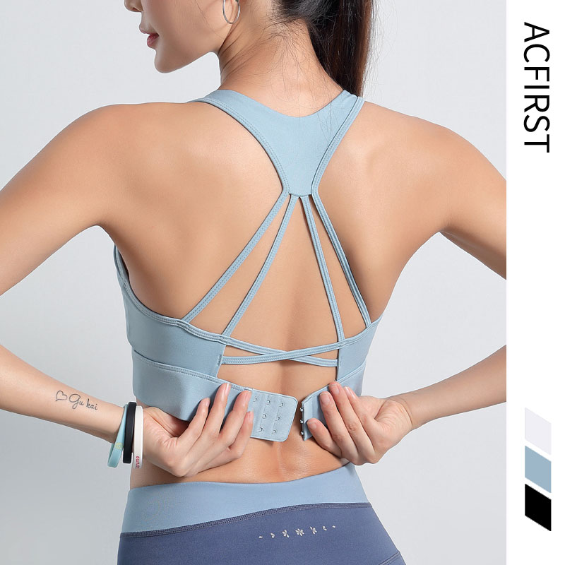 AcFirst Women Blue Fitness Bras Breathable Push Up Shockproof Backless Sports Bra Yoga Athletic Gym Running Workout Sport Tops
AcFirst Women Blue Fitness Bras Breathable Push Up Shockproof Backless Sports Bra Yoga Athletic Gym Running Workout Sport Tops