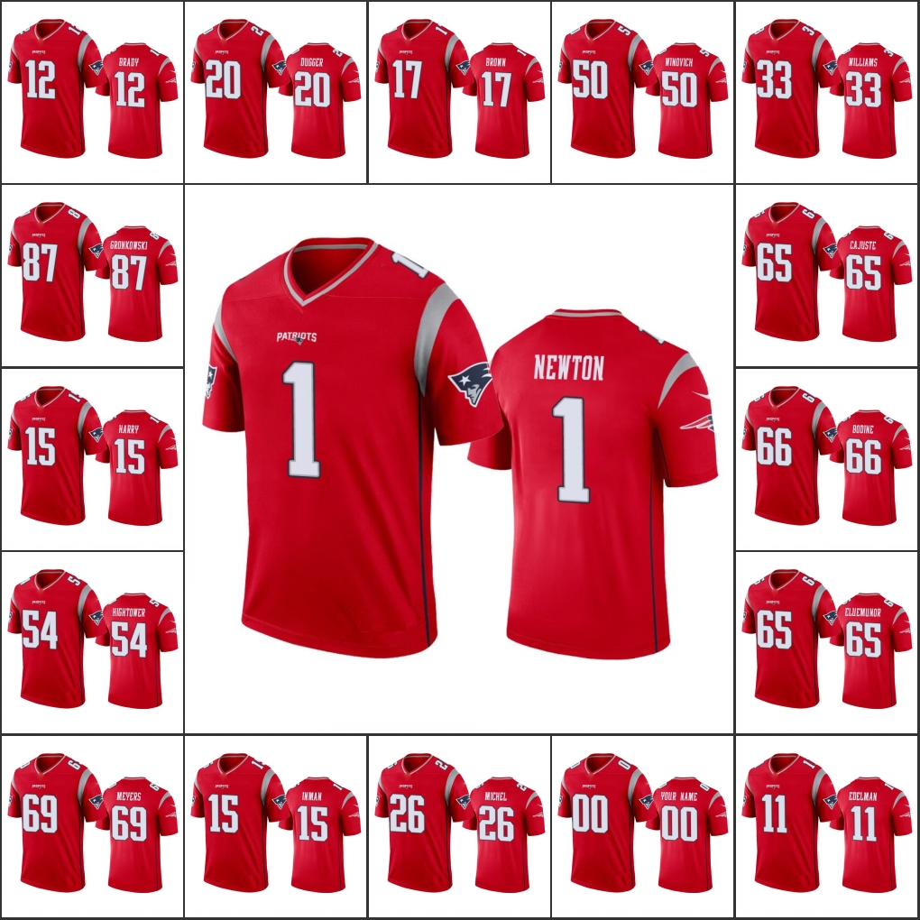 New England''Patriots''Men #11 Julian Edelman 1 Cam Newton 87 Rob Gronkowski Women Youth Red Inverted Custom Legend Jersey
New England''Patriots''Men #11 Julian Edelman 1 Cam Newton 87 Rob Gronkowski Women Youth Red Inverted Custom Legend Jersey