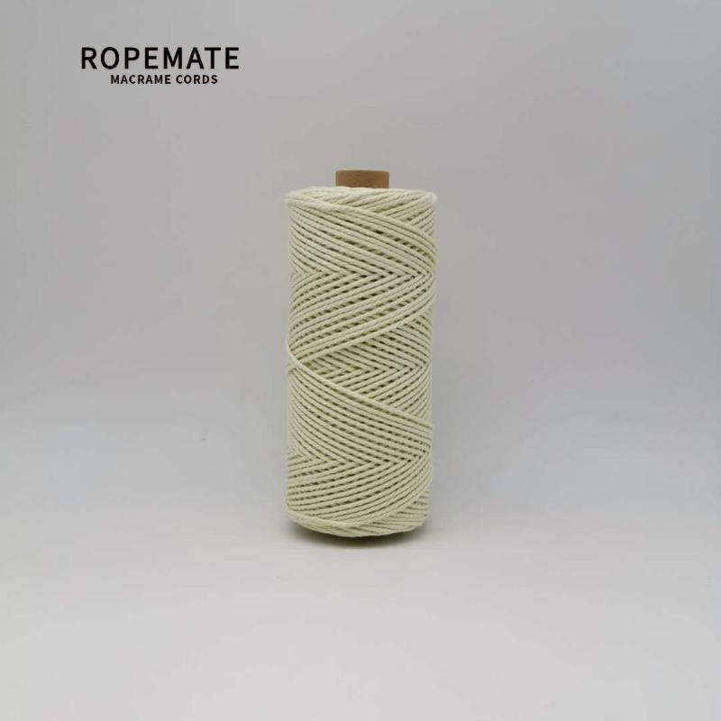 ROPEMATE 2.0MM 150M COTTON CORD - 3 STRAND TWISTED-Pale Lemon COLOR for craft DIY home decor
ROPEMATE 2.0MM 150M COTTON CORD - 3 STRAND TWISTED-Pale Lemon COLOR for craft DIY home decor