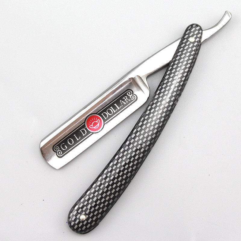 Shaving Ready Cut Throat Straight Razor Gold Dollar Shave 208 Knife Edge Barber Folding Men Hair Shaver Tools
Shaving Ready Cut Throat Straight Razor Gold Dollar Shave 208 Knife Edge Barber Folding Men Hair Shaver Tools