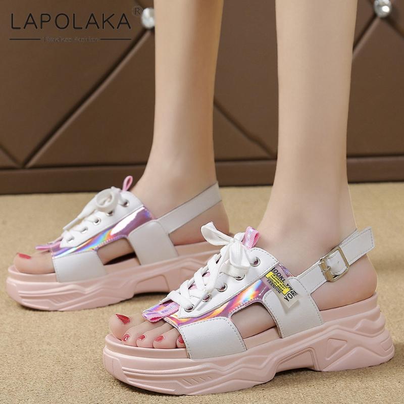 Lapolaka 2020 New Arrivals Casual Buckle Strap Summer Sandals Women Shoes Cross Tied Platform Wholesale Shoes Lady Sandals, Beige
Lapolaka 2020 New Arrivals Casual Buckle Strap Summer Sandals Women Shoes Cross Tied Platform Wholesale Shoes Lady Sandals, Beige