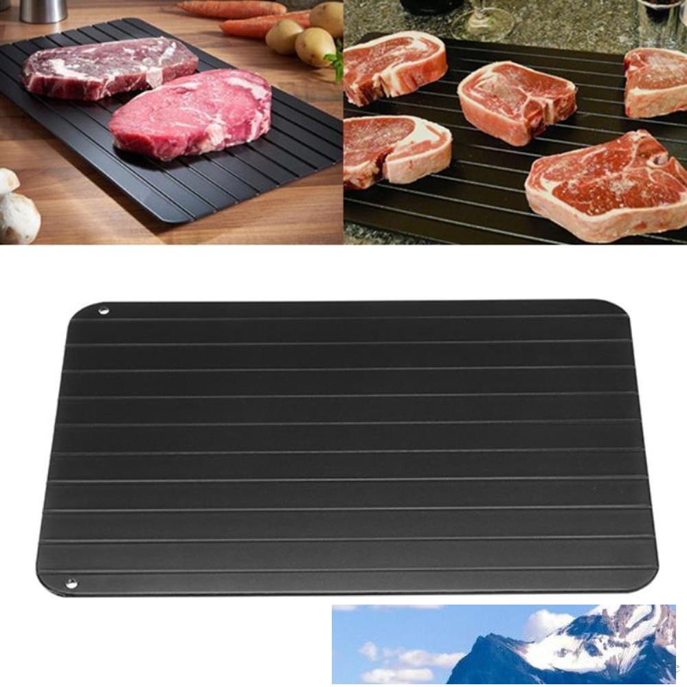 Fast Defrosting Tray Defrost Meat Frozen Food Meat Fish Quickly Without Electricity Microwave Defrost Tray Thaw In Minutes Chopping Block
Fast Defrosting Tray Defrost Meat Frozen Food Meat Fish Quickly Without Electricity Microwave Defrost Tray Thaw In Minutes Chopping Block