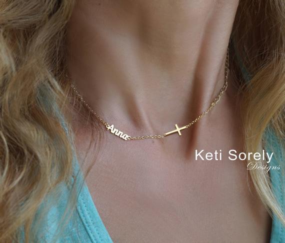 Personalized Custom Name Necklaces For Women Nameplate jewelry stainless steel long necklace butterfly cross heart crown pendant CX200725