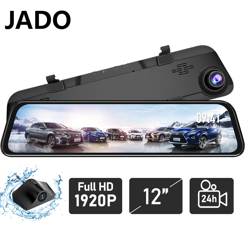 JADO G840S Dash Camera 12 Inch Full Screen Night Car Dvr Camera 1296P Rear 1080P Lens Driving Video Recorder Auto Dash
JADO G840S Dash Camera 12 Inch Full Screen Night Car Dvr Camera 1296P Rear 1080P Lens Driving Video Recorder Auto Dash