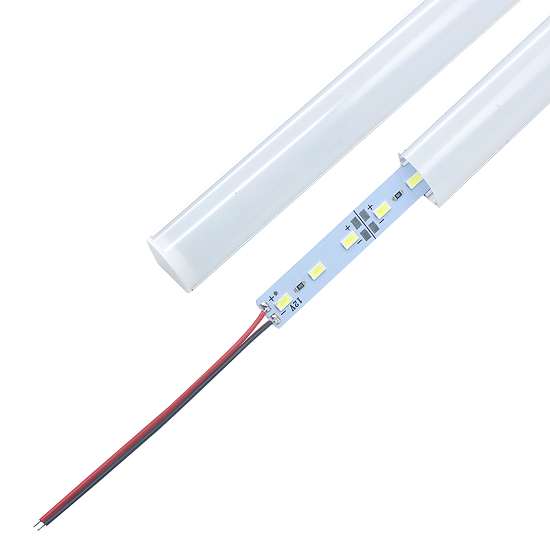 Wall Corner LED Bar Light DC 12V 50CM SMD 5730 Rigid LED Strip Light with V Type Aluminium Shell For Kitchen Under Cabinet