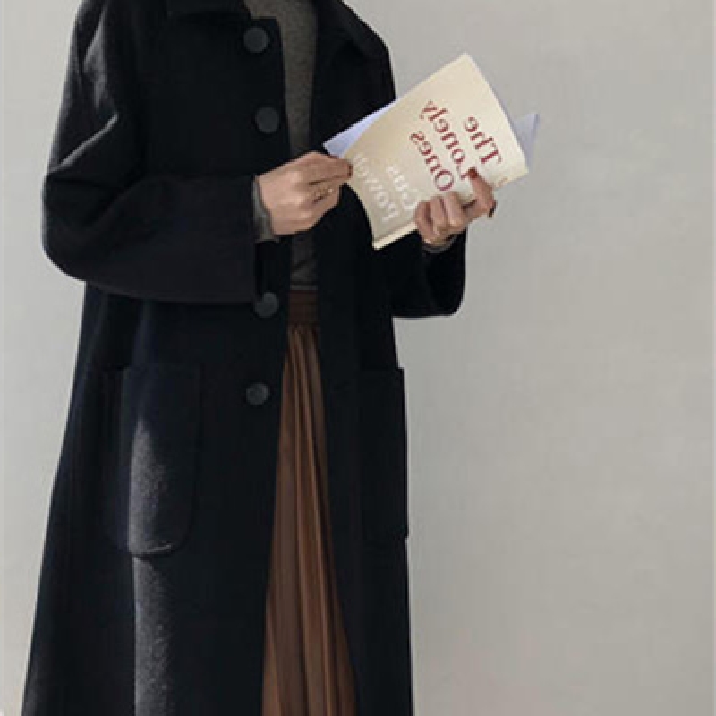 2020 New Winter Woman Woolen Cloth Coat Female Solid Color Outerwear Lady Large Size Long Jacket Girl Temperament Overcoat, Black
2020 New Winter Woman Woolen Cloth Coat Female Solid Color Outerwear Lady Large Size Long Jacket Girl Temperament Overcoat, Black