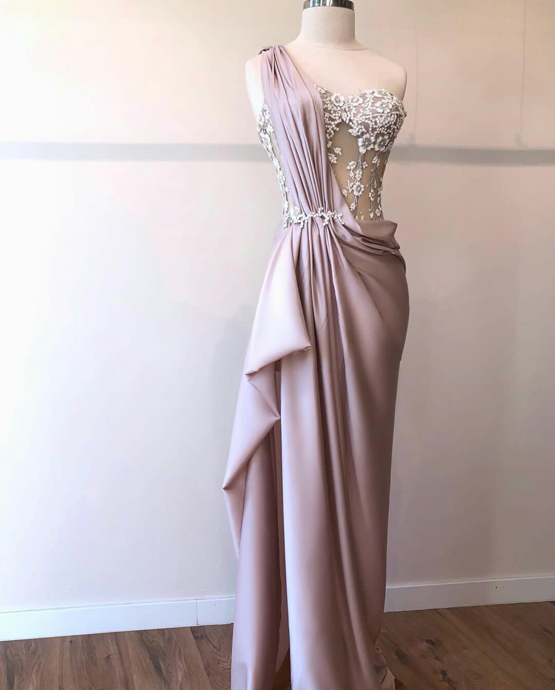 2020 African Mermaid Prom Dresses Illusion One Shoulder Beading Appliques Black Girls Evening Gowns Sexy Ruffles Formal vestidos de novia
