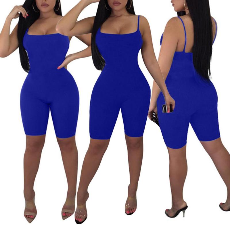 Solid Color Sexy Women Sleeveless Skinny Elastic Nightclub Sport Jumpsuit Romper, Black
Solid Color Sexy Women Sleeveless Skinny Elastic Nightclub Sport Jumpsuit Romper, Black