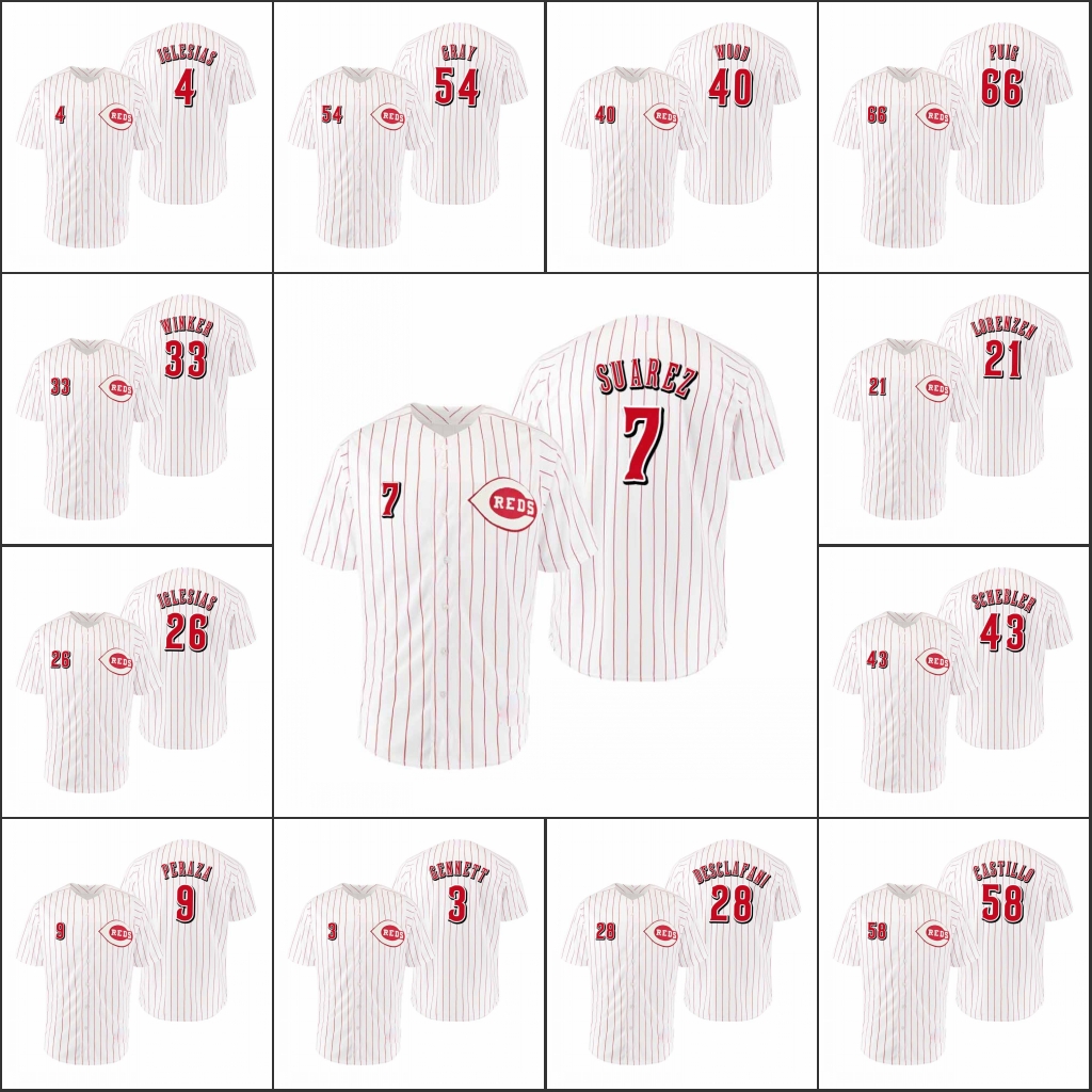 Cincinnati Reds Men #7 Eugenio Suarez 66 Yasiel Puig 4 Jose Iglesias 19 Joey Votto Women Youth 1967 Throwback Custom Jersey, Black
Cincinnati Reds Men #7 Eugenio Suarez 66 Yasiel Puig 4 Jose Iglesias 19 Joey Votto Women Youth 1967 Throwback Custom Jersey, Black