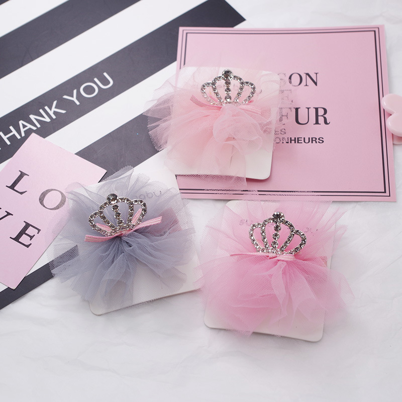 Korean Sweet Princess Simple Cute Yarn Flower Hairpins for Child Girl Fashion Beautiful Rhinestones Crown Hair Clip Accessories
Korean Sweet Princess Simple Cute Yarn Flower Hairpins for Child Girl Fashion Beautiful Rhinestones Crown Hair Clip Accessories
