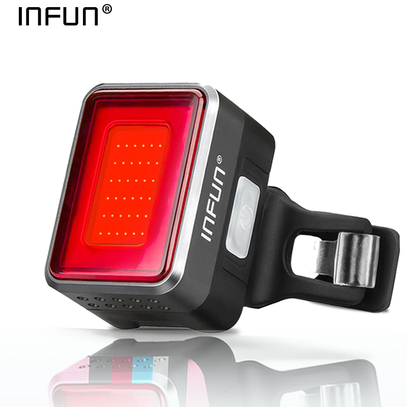 INFUN Bicycle Taillight Rear Light Bike Automatic Brake Induction road MTB Cycling Charge LED Safety Running Lamp Accessories
INFUN Bicycle Taillight Rear Light Bike Automatic Brake Induction road MTB Cycling Charge LED Safety Running Lamp Accessories