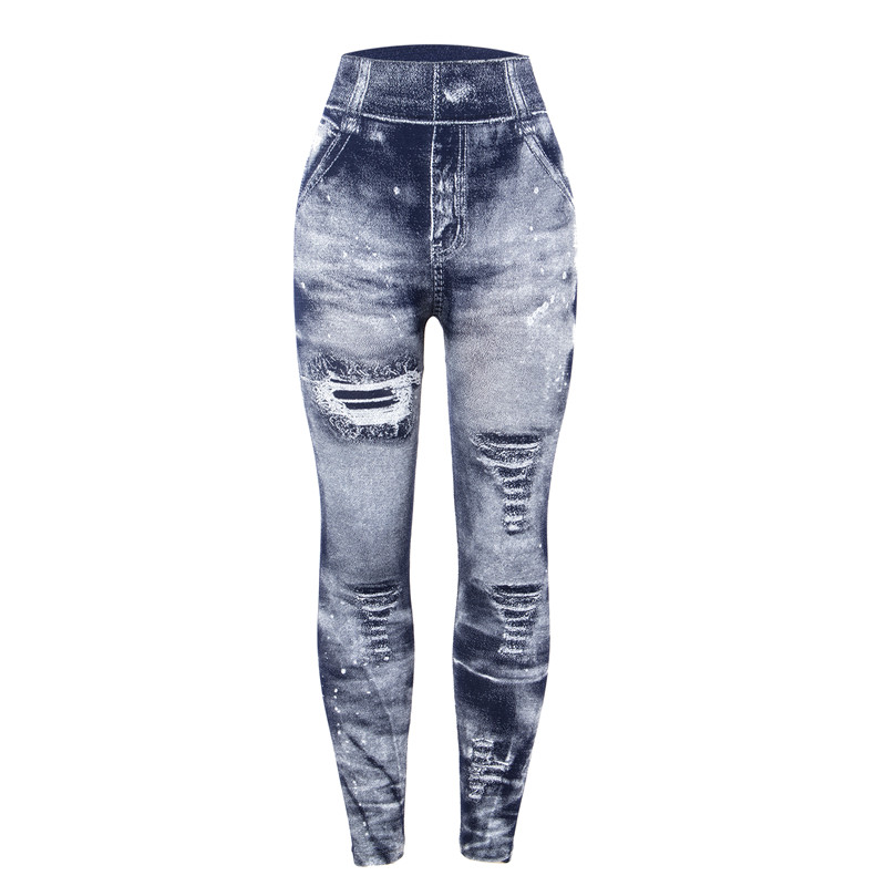 2020 New Women Printed Imitation Jeans Fashion Sexy Elastic High Waist Leggings, Black
2020 New Women Printed Imitation Jeans Fashion Sexy Elastic High Waist Leggings, Black