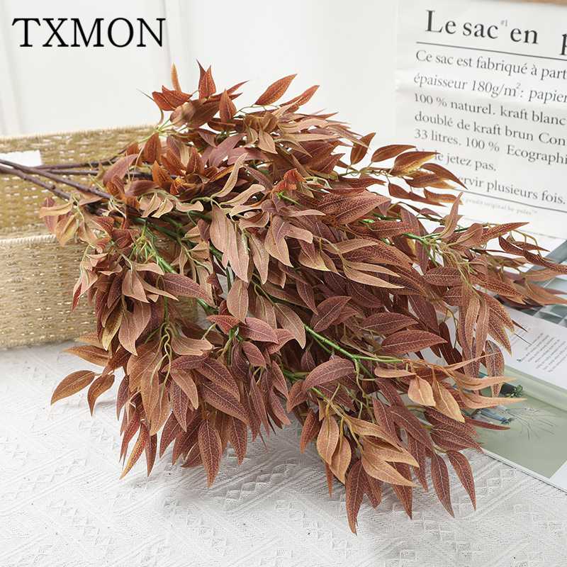 Artificial silk flower willow leaf simulation plants home decoration wedding inserted flower pot planting green wall accessories
Artificial silk flower willow leaf simulation plants home decoration wedding inserted flower pot planting green wall accessories