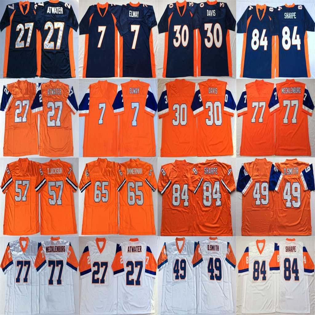 NCAA John Elway Jersey Steve Atwater Terrell Davis Shannon Sharpe Dennis Smith Orange Blue White Retro Football Jerseys Stitched Mens, Blue #84
NCAA John Elway Jersey Steve Atwater Terrell Davis Shannon Sharpe Dennis Smith Orange Blue White Retro Football Jerseys Stitched Mens, Blue #84