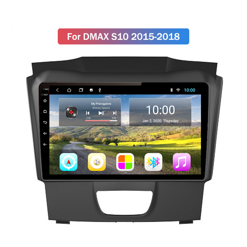 Auto Head Unit 10 Inch 2din Android Car Video Dvd Player Touch Screen for Isuzu DMAX Chevolet S10 2015-2018
Auto Head Unit 10 Inch 2din Android Car Video Dvd Player Touch Screen for Isuzu DMAX Chevolet S10 2015-2018