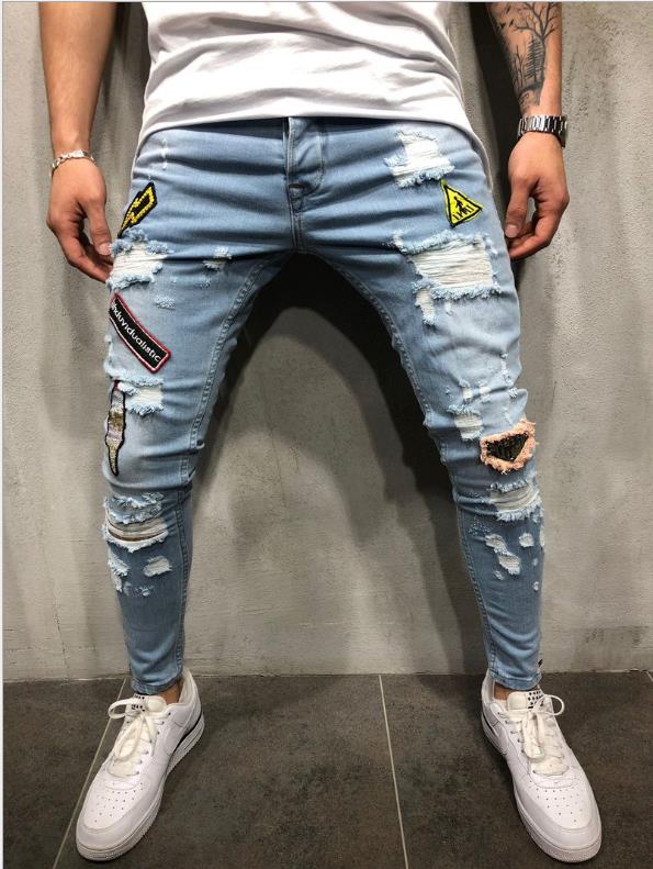Mens Skinny jeans Casual Slim Biker Denim Knee Hole hiphop Ripped Pants Washed High quality fashion multiple choices 6Y2G, 2005
Mens Skinny jeans Casual Slim Biker Denim Knee Hole hiphop Ripped Pants Washed High quality fashion multiple choices 6Y2G, 2005