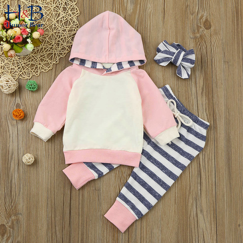 Humor Bear Autumn Baby Girls Clothes Sets Hooded Sweater +Striped Casual Trousers +Headband Toddler Clothing Suit, 1582 pink
Humor Bear Autumn Baby Girls Clothes Sets Hooded Sweater +Striped Casual Trousers +Headband Toddler Clothing Suit, 1582 pink
