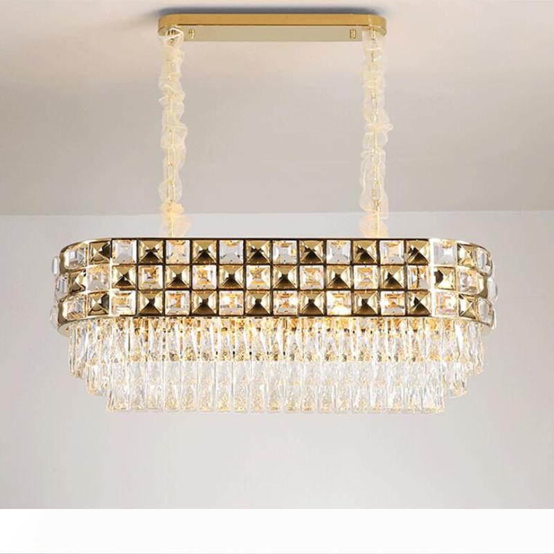 New Modern Chandelier Lighting For Dining Room Home Decoration Crystal Chandeliers Luxury Crystal Gold LED Chandelier AC 85-265V
New Modern Chandelier Lighting For Dining Room Home Decoration Crystal Chandeliers Luxury Crystal Gold LED Chandelier AC 85-265V