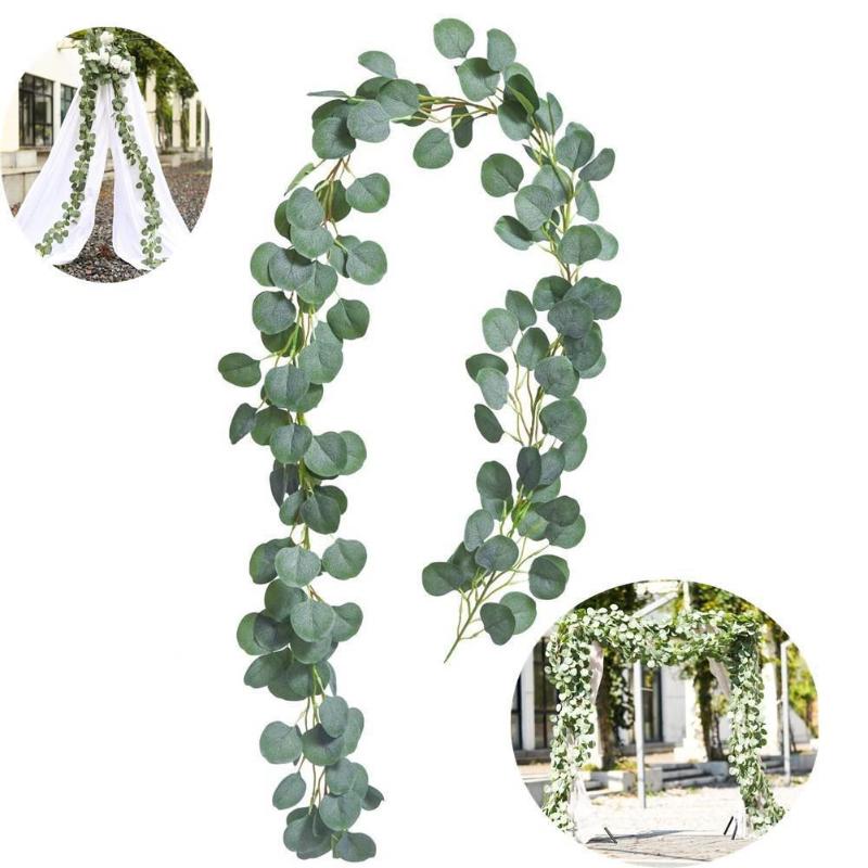 Simulation Cane Eucalyptus Globulus Leaf Rattan Wedding Party Background Wall Decoration Photo Props, Green
Simulation Cane Eucalyptus Globulus Leaf Rattan Wedding Party Background Wall Decoration Photo Props, Green