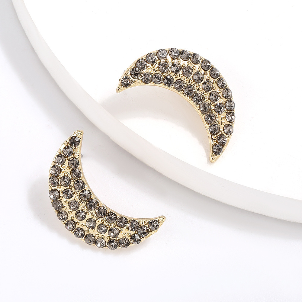 Personalized simple alloy rhinestone Diamond moon earrings girls' heart ear nail Internet celebrity ins hot sale
Personalized simple alloy rhinestone Diamond moon earrings girls' heart ear nail Internet celebrity ins hot sale