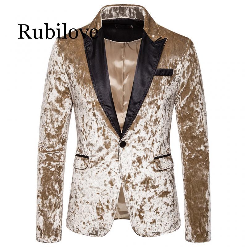 2020 Men Shiny Gold Sequin Glitter Embellished Blazer Jacket Men Nightclub Blazer Wedding Suit Jacket Stage Singers Clothes
2020 Men Shiny Gold Sequin Glitter Embellished Blazer Jacket Men Nightclub Blazer Wedding Suit Jacket Stage Singers Clothes