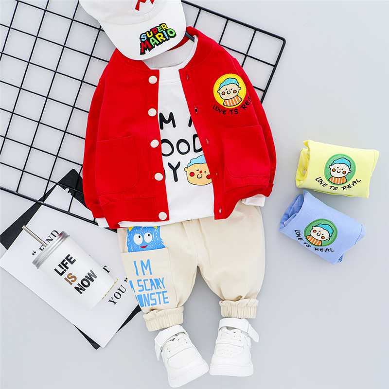 2020 Autumn Baby Boys Girls Clothing Sets Coats T Shirt Pants Newborn Infant Casual Clothes Children Kids Clothing, Sky blue
2020 Autumn Baby Boys Girls Clothing Sets Coats T Shirt Pants Newborn Infant Casual Clothes Children Kids Clothing, Sky blue