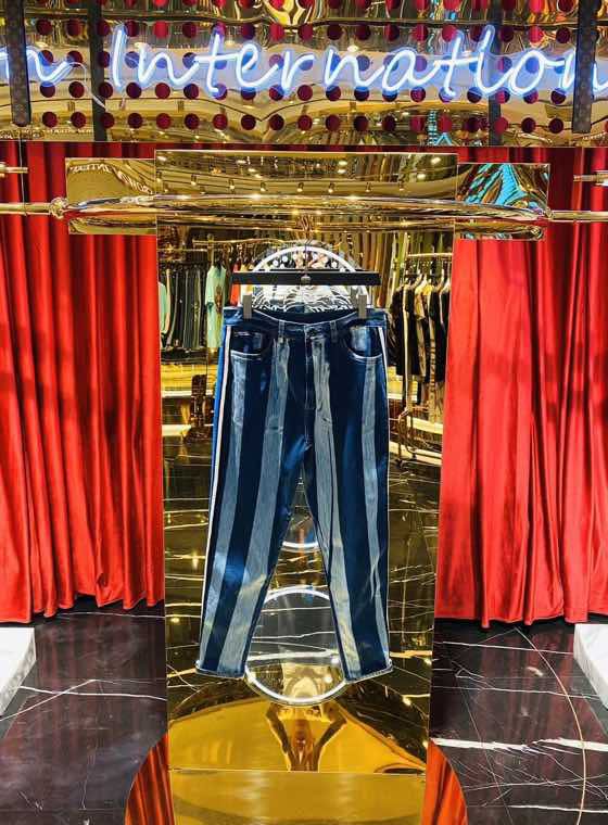 700005 Fashion Men's Jeans 2020 Runway Luxury European Design party style Men's Clothing, As pic